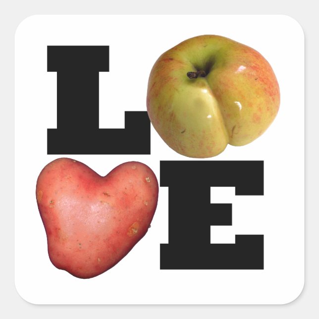 LOVE Collection Square Sticker (Front)