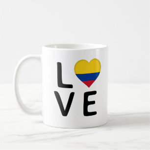 Love - Colombia Flag Coffee Mug