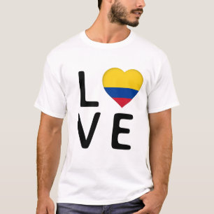 Love - Colombia Flag T-Shirt