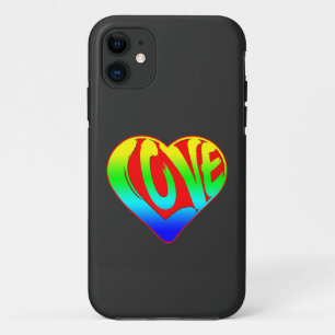 Love Colorful Heart Valentines Day Case-Mate iPhone Case