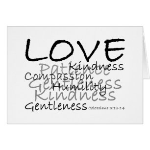 Love (Colossians 3) Card