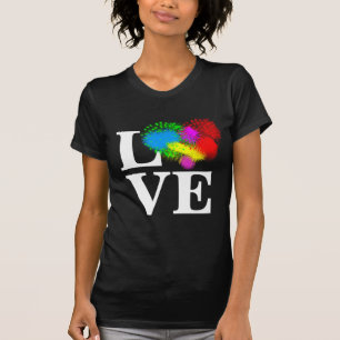 Love Colourful Fireworks Funny customisable T-Shirt