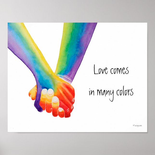 Love Comes in Many Colours Poster (Front)