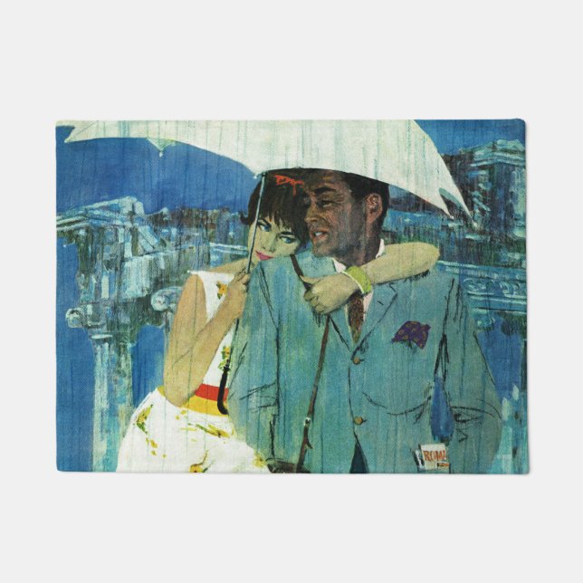 Love Comes to Miss Lucas Doormat (Front)