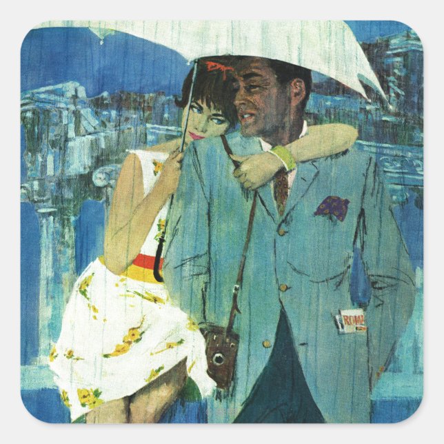 Love Comes to Miss Lucas Square Sticker (Front)