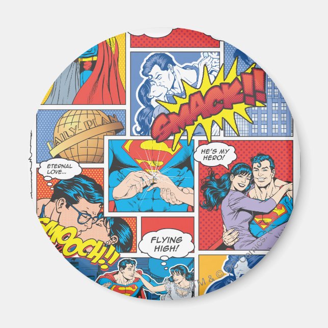 Love Comic Slides - Colour Magnet (Front)