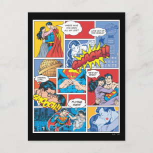 Love Comic Slides - Colour Postcard