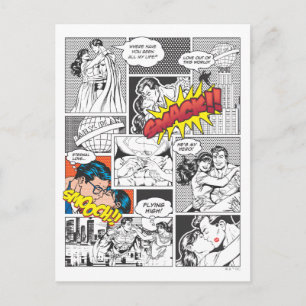 Love Comic Slides Postcard