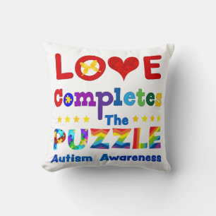 Love Completes the Puzzle Cushion