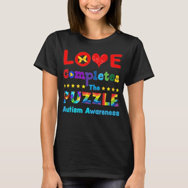 Love Completes the Puzzle T-Shirt (Front)