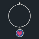 "Love Conquers All" Bangle Charm Bracelet<br><div class="desc">The "Love Conquers All" Bangle Charm Bracelet is a unique piece that has an editable message for you to personalise easily. This charm bracelet says "Love Conquers All" to create a one of a kind bracelet you will love.</div>