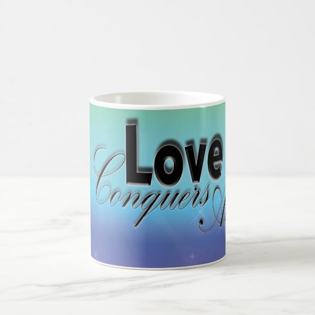 Love Conquers All Coffee Cup (Center)
