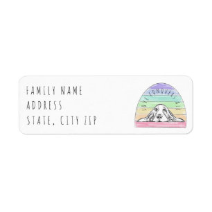 love conquers all dog rainbow basset hound