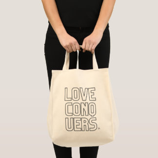 Love Conquers Shopping Tote Bag