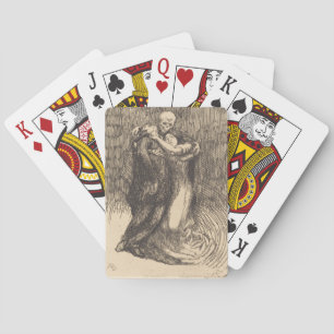 Love Consecrated in Death (by Paul-Albert Besnard) Playing Cards