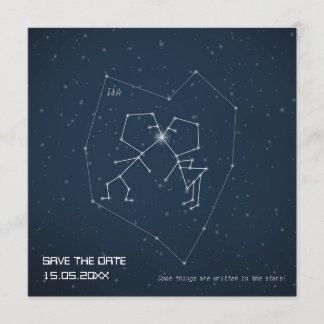 Love Constellation - Wedding Save the Date