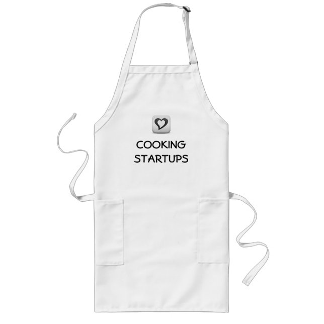 Love Cooking Startups Long Apron (Front)