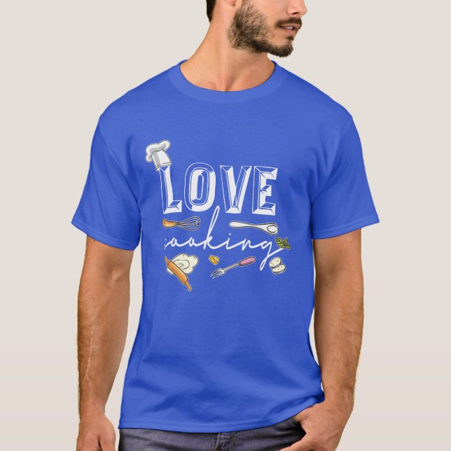 Love Cooking vintage T-Shirt (Front)