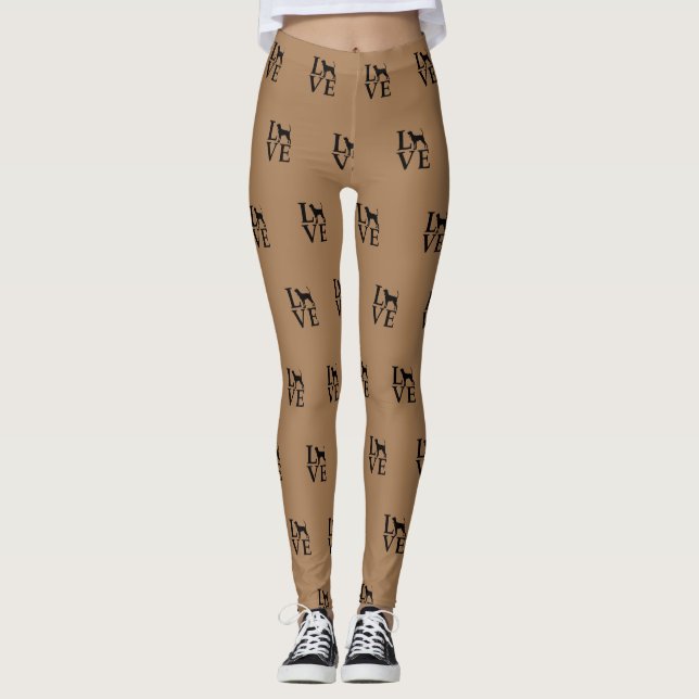 Love Coonhound Leggings (Front)