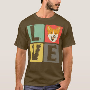 Love Corgi Dog Breed Pet Puppy Welsh Lovers775 T-Shirt