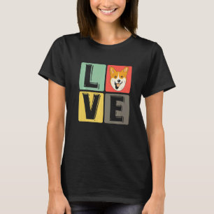 Love Corgi Dog Breed Pet Puppy Welsh T-Shirt