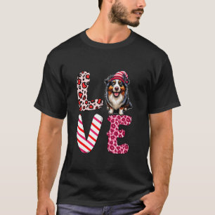 LOVE Costume Australian Shepherd Gnome Hat Leopard T-Shirt