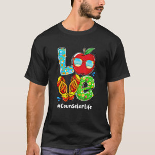 Love Counsellor Life Last Day Of School Summer Fli T-Shirt