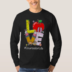 Love Counselor Life Life Funny Easter Day Bunny Eg T-Shirt
