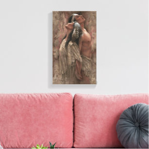 Love couple canvas print