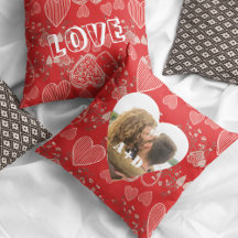 Love couple photo heart modern personalised