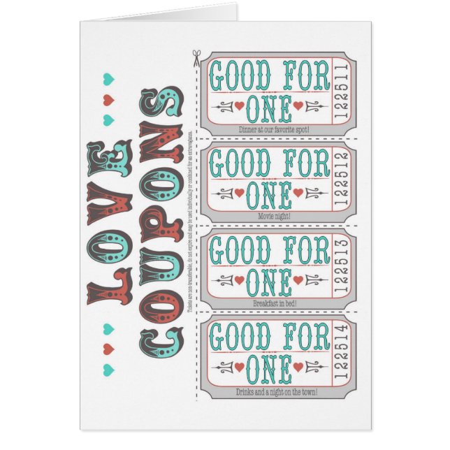 Love coupons (Front)