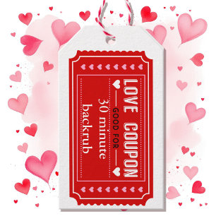 Love Coupons Valentine's Day Fun Fill in the Blank Gift Tags