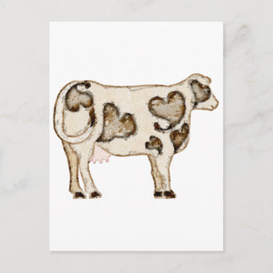 Love Cow Postcard
