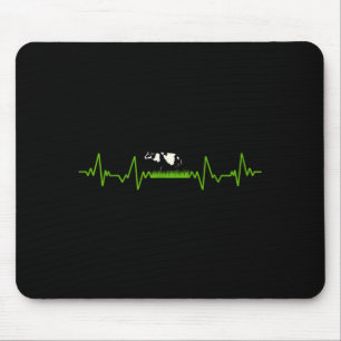 Love Cow Valve EKG Heartbeat Heart Patient Moo Mouse Pad
