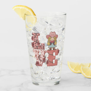Love & Cowgirl Spirit – Vintage Country Style Glass