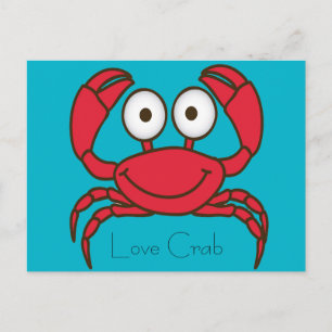 Love Crab Postcard