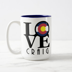 LOVE Craig Colorado 15oz Two-Tone Coffee Mug