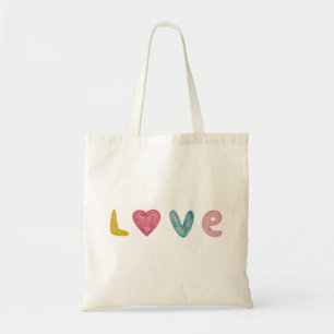Love crayon's art  tote bag