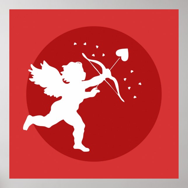 Love Cupid Illustration Poster (Front)