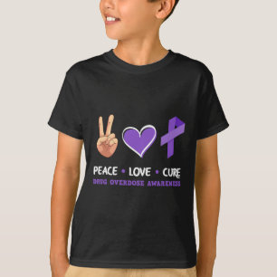 Love Cure Drug Overdose Awareness T-Shirt