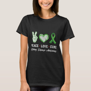 Love Cure Kidney Disease Awareness Men Women Kids  T-Shirt