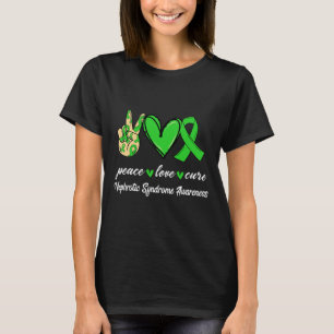 Love Cure Nephrotic Syndrome Green Ribbon Awarenes T-Shirt