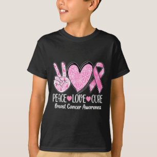 Love Cure Pink Ribbon Breast Cancer Awareness 1 T-Shirt