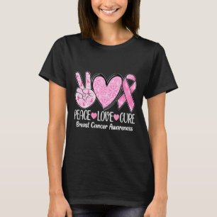 Love Cure Pink Ribbon Breast Cancer Awareness 1 T-Shirt