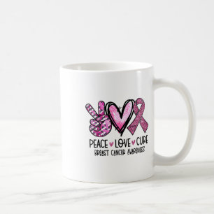 Love Cure Pink Ribbon Cancer Breast Awareness 1 Coffee Mug
