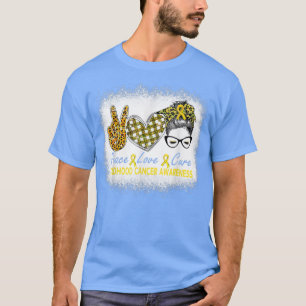 Love Cure Women Childhood Cancer Awareness T-Shirt