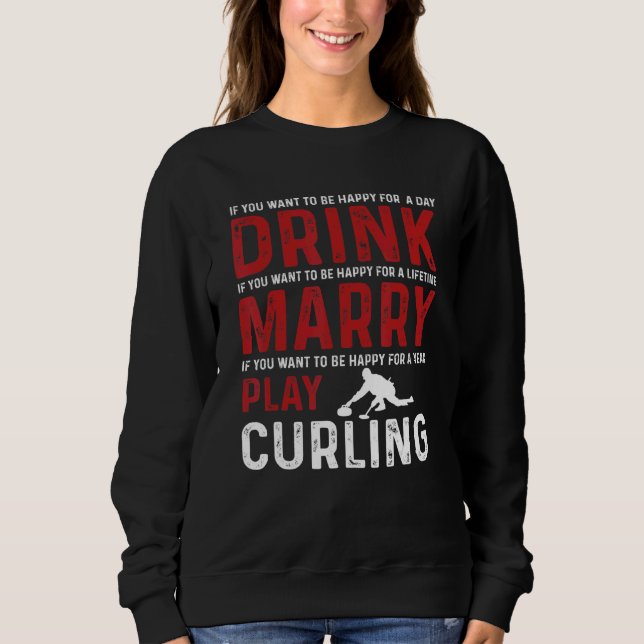 Love Curling Team Sweatshirt (Front)