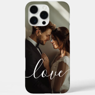 'Love' Custom couple photo iPhone 16 Pro Max Case