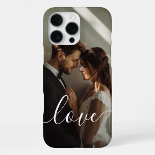 'Love' Custom couple photo iPhone 16 Pro Max Case