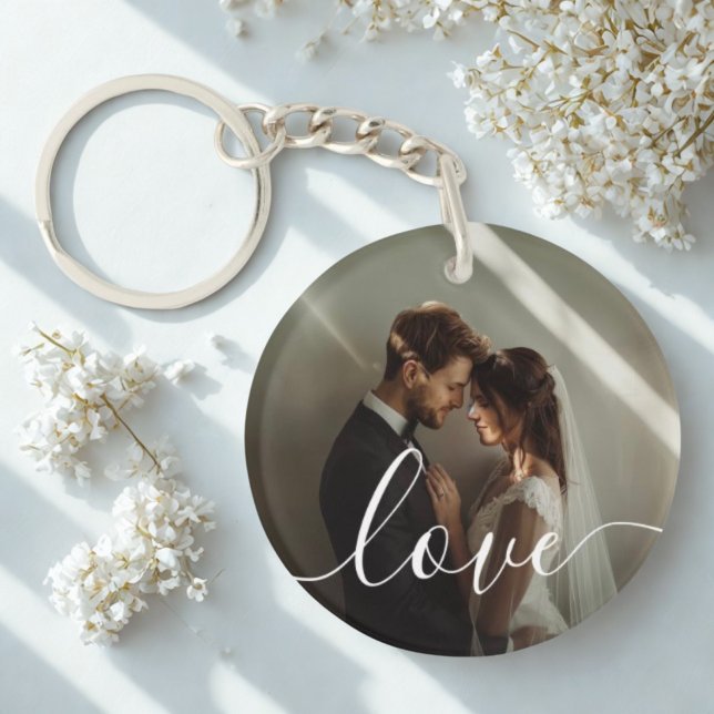 'Love' Custom couple photo Key Ring (Creator Uploaded)